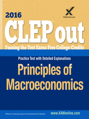 cover image of CLEP Principles of Macroeconomics